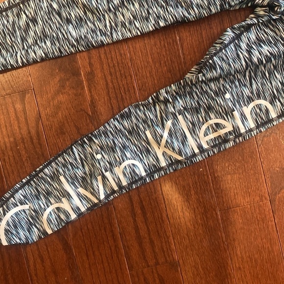 Calvin Klein Kids' Black and blue Leggings - Picture 2 of 4